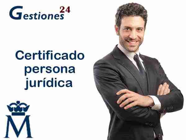certificado digital de persona jurídica